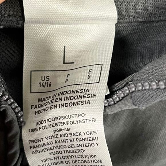 Women's Adidas Gray Full Zip Track Jacket White Stripes Athletic Large exc - Picture 4 of 11